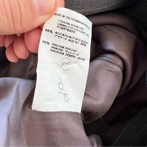 Gianfranco Ferre Italy Grey Pinstripe Blazer Jacket 6 - Picture 6 of 7